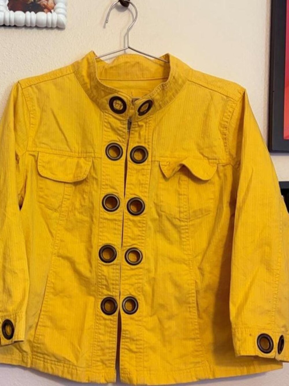 Yellow Live a Little Lightweight Jacket